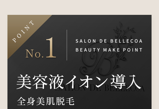 美容液イオン導入 全身美肌脱毛
